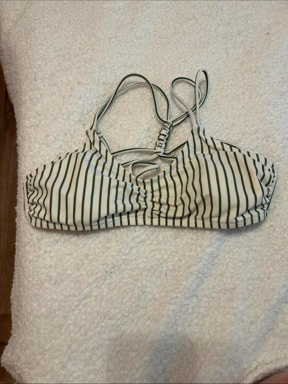 Stripped Bikini Top